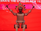 People and robots are getting ready to celebrate Lunar New Year in China