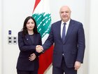 German minister meets President Aoun on official visit to Lebanon